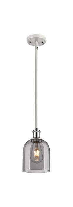 Innovations 516-1S-WPC-G558-6SM One Light Mini Pendant, White Polished Chrome