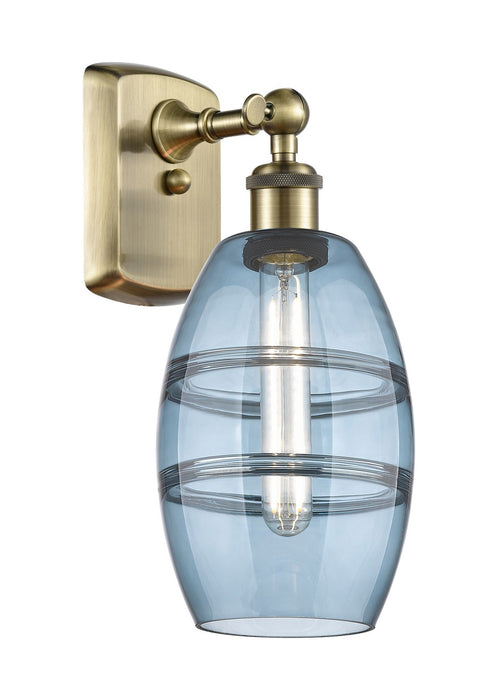 Innovations 516-1W-AB-G557-6BL One Light Wall Sconce, Antique Brass
