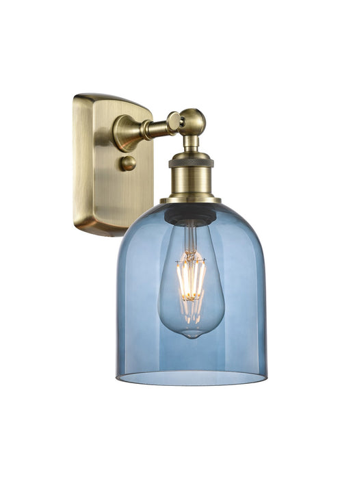 Innovations 516-1W-AB-G558-6BL One Light Wall Sconce, Antique Brass