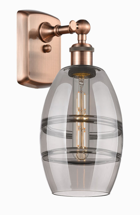 Innovations 516-1W-AC-G557-6SM One Light Wall Sconce, Antique Copper