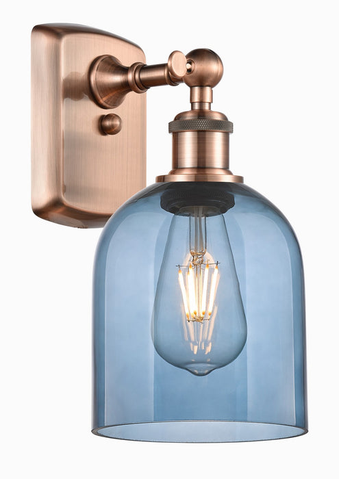 Innovations 516-1W-AC-G558-6BL One Light Wall Sconce, Antique Copper