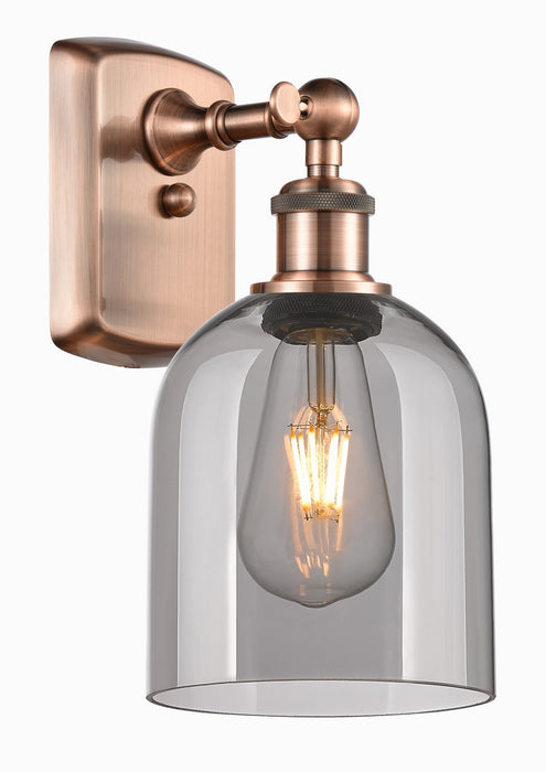 Innovations 516-1W-AC-G558-6SM One Light Wall Sconce, Antique Copper