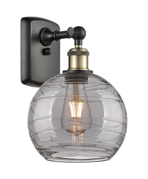 Innovations 516-1W-BAB-G1213-8SM One Light Wall Sconce, Black Antique Brass