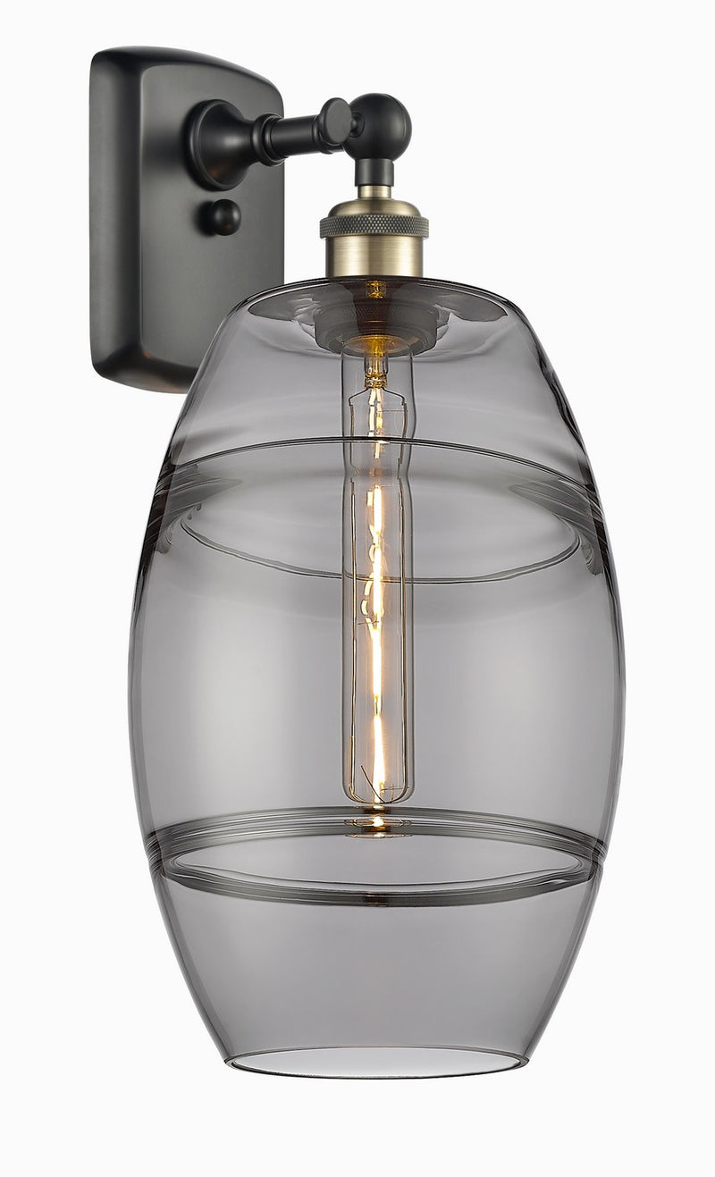 Innovations 516-1W-BAB-G557-8SM One Light Wall Sconce, Black Antique Brass