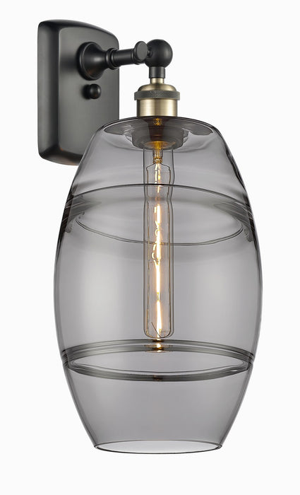 Innovations 516-1W-BAB-G557-8SM One Light Wall Sconce, Black Antique Brass