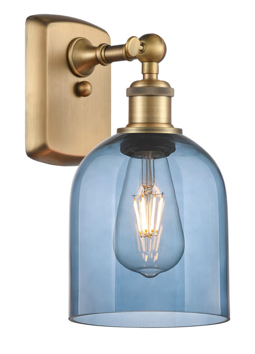 Innovations 516-1W-BB-G558-6BL One Light Wall Sconce, Brushed Brass