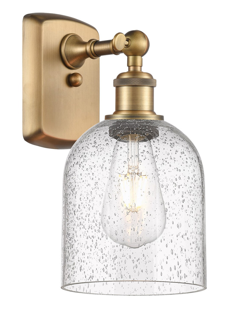Innovations 516-1W-BB-G558-6SDY One Light Wall Sconce, Brushed Brass