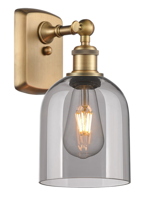 Innovations 516-1W-BB-G558-6SM One Light Wall Sconce, Brushed Brass