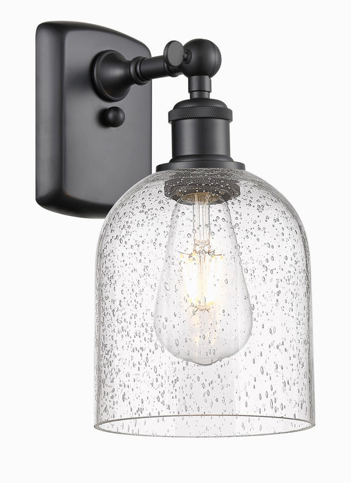 Innovations 516-1W-BK-G558-6SDY One Light Wall Sconce, Matte Black