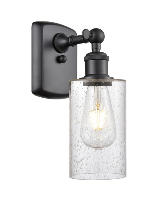 Innovations 516-1W-BK-G804 One Light Wall Sconce, Matte Black