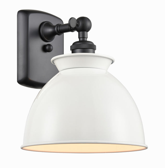 Innovations 516-1W-BK-M14-W One Light Wall Sconce, Matte Black