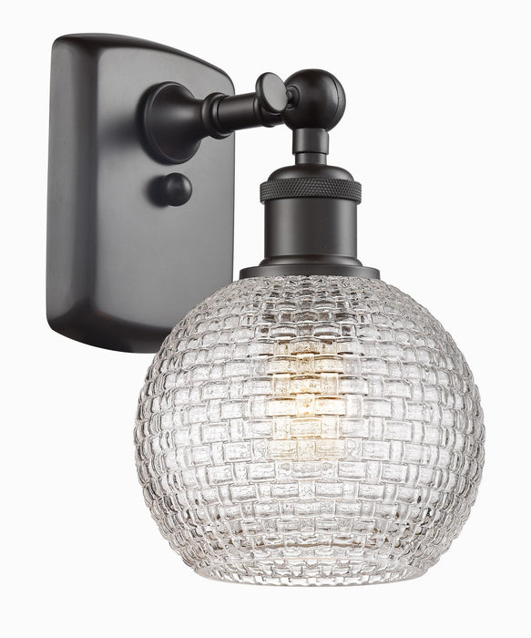 Innovations 516-1W-OB-G122C-6CL One Light Wall Sconce, Oil Rubbed Bronze