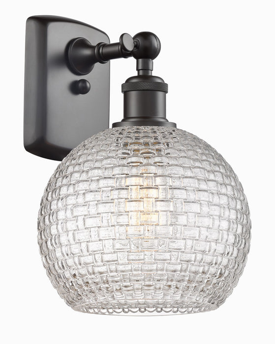 Innovations 516-1W-OB-G122C-8CL One Light Wall Sconce, Oil Rubbed Bronze