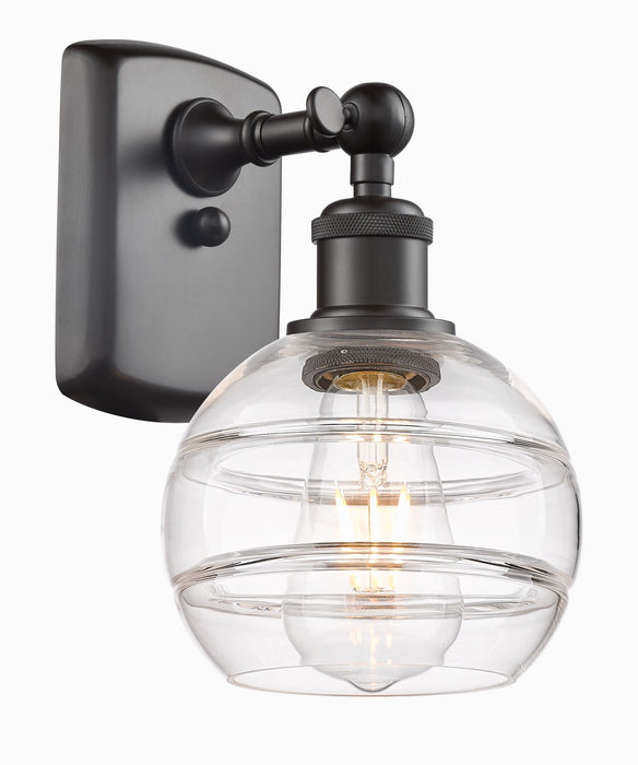 Innovations 516-1W-OB-G556-6CL One Light Wall Sconce, Oil Rubbed Bronze
