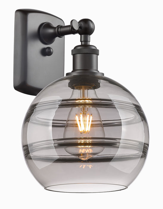 Innovations 516-1W-OB-G556-8SM One Light Wall Sconce, Oil Rubbed Bronze