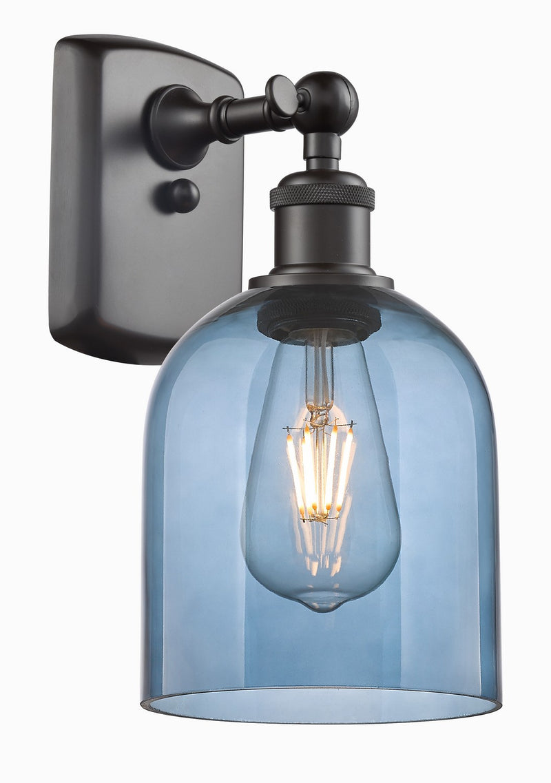 Innovations 516-1W-OB-G558-6BL One Light Wall Sconce, Oil Rubbed Bronze