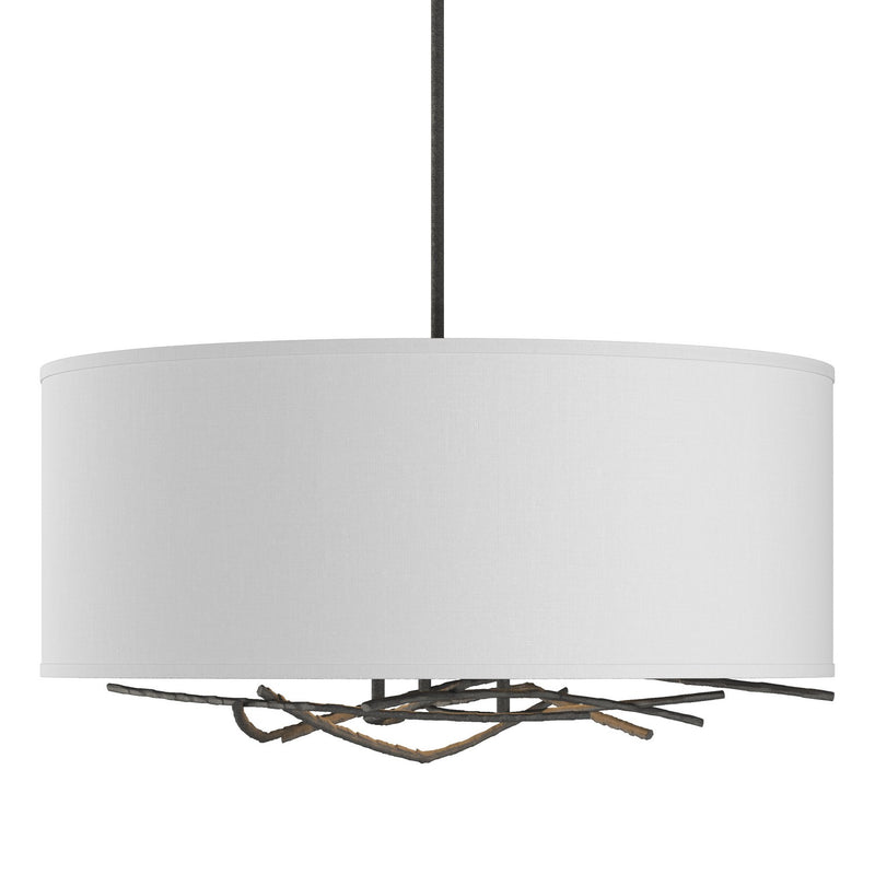 Hubbardton Forge 137665-SKT-MULT-20-SF2201 Three Light Pendant, Natural Iron
