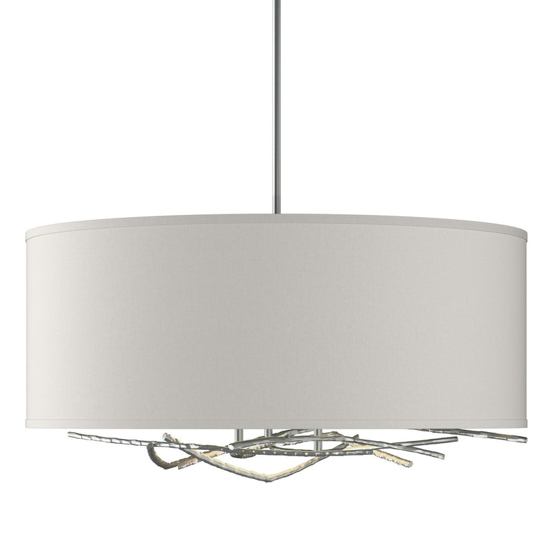 Hubbardton Forge 137665-SKT-MULT-82-SE2201 Three Light Pendant, Vintage Platinum