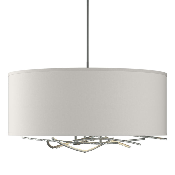 Hubbardton Forge 137665-SKT-MULT-82-SE2201 Three Light Pendant, Vintage Platinum