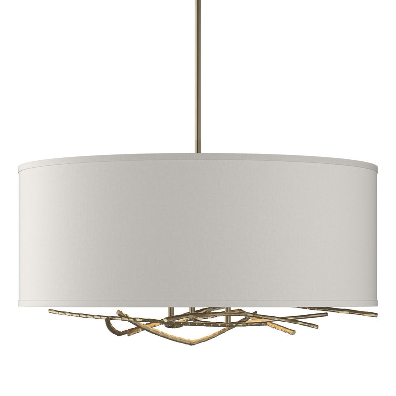 Hubbardton Forge 137665-SKT-MULT-84-SE2201 Three Light Pendant, Soft Gold