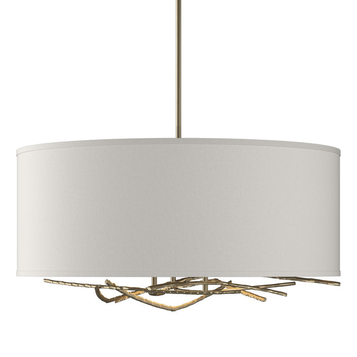 Hubbardton Forge 137665-SKT-MULT-84-SE2201 Three Light Pendant, Soft Gold
