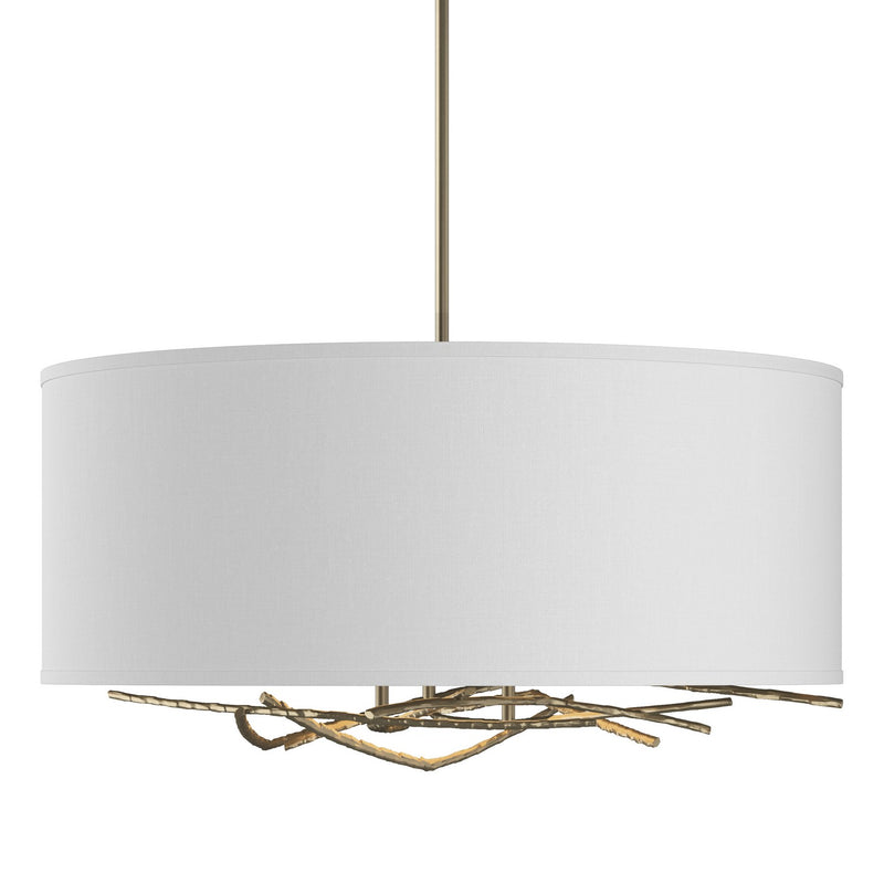 Hubbardton Forge 137665-SKT-MULT-84-SF2201 Three Light Pendant, Soft Gold