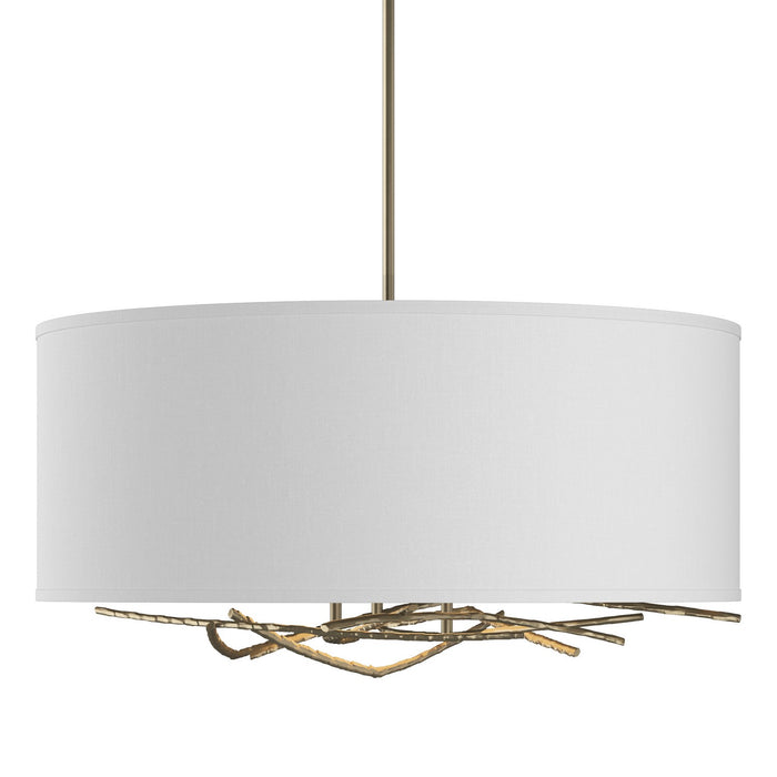Hubbardton Forge 137665-SKT-MULT-84-SF2201 Three Light Pendant, Soft Gold