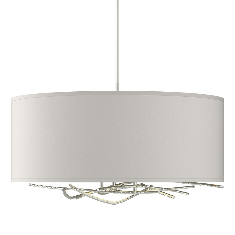 Hubbardton Forge 137665-SKT-MULT-85-SE2201 Three Light Pendant, Sterling