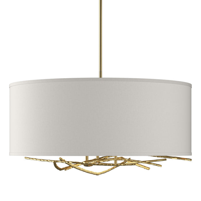 Hubbardton Forge 137665-SKT-MULT-86-SE2201 Three Light Pendant, Modern Brass