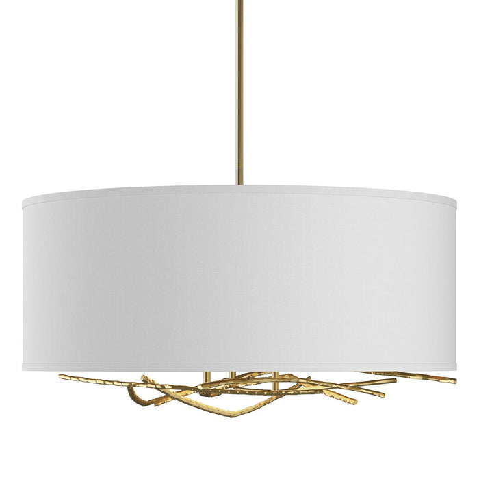 Hubbardton Forge 137665-SKT-MULT-86-SF2201 Three Light Pendant, Modern Brass