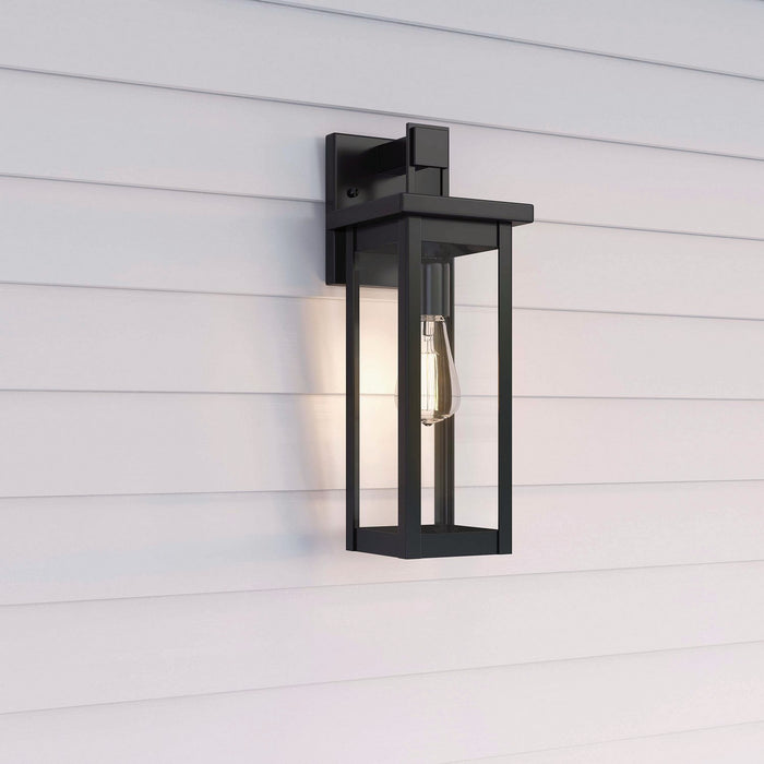 Millennium 2601-PBK One Light Outdoor Wall Sconce, Powder Coated Black