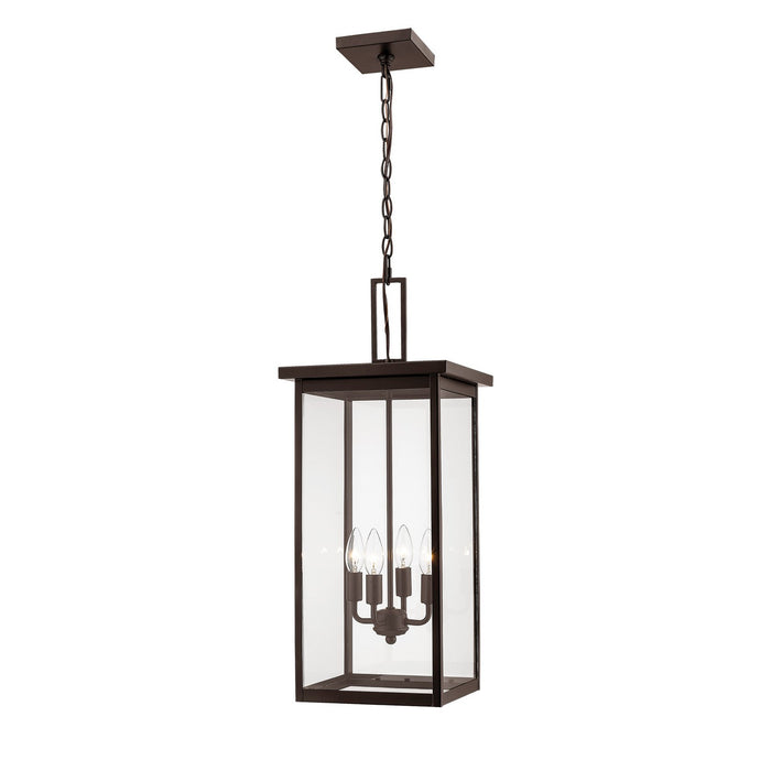 Millennium 2605-PBZ Four Light Outdoor Hanging Lantern, Powder Coated Bronze