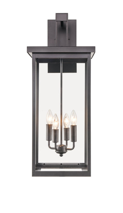 Millennium 2606-PBZ Four Light Outdoor Wall Sconce, Powder Coated Bronze