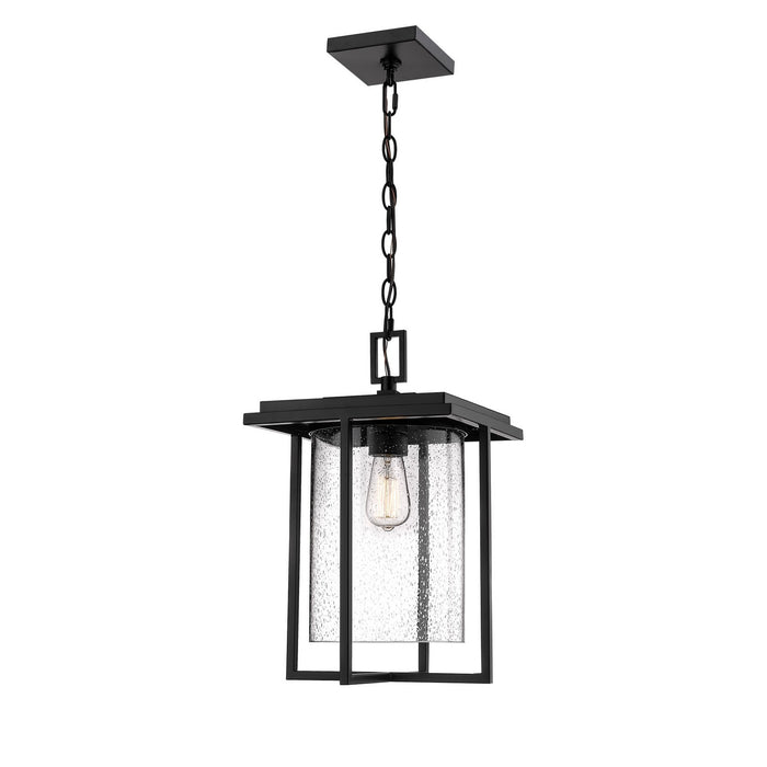 Millennium 2625-PBK One Light Outdoor Hanging Lantern, Powder Coated Black