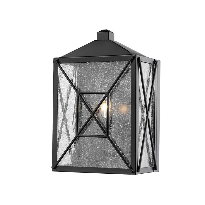 Millennium 2641-PBK One Light Outdoor Wall Sconce, Powder Coated Black