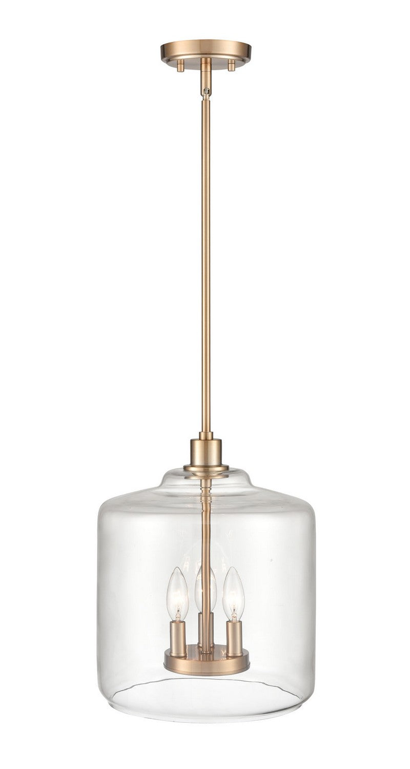 Millennium 6933-MG Three Light Pendant, Modern Gold
