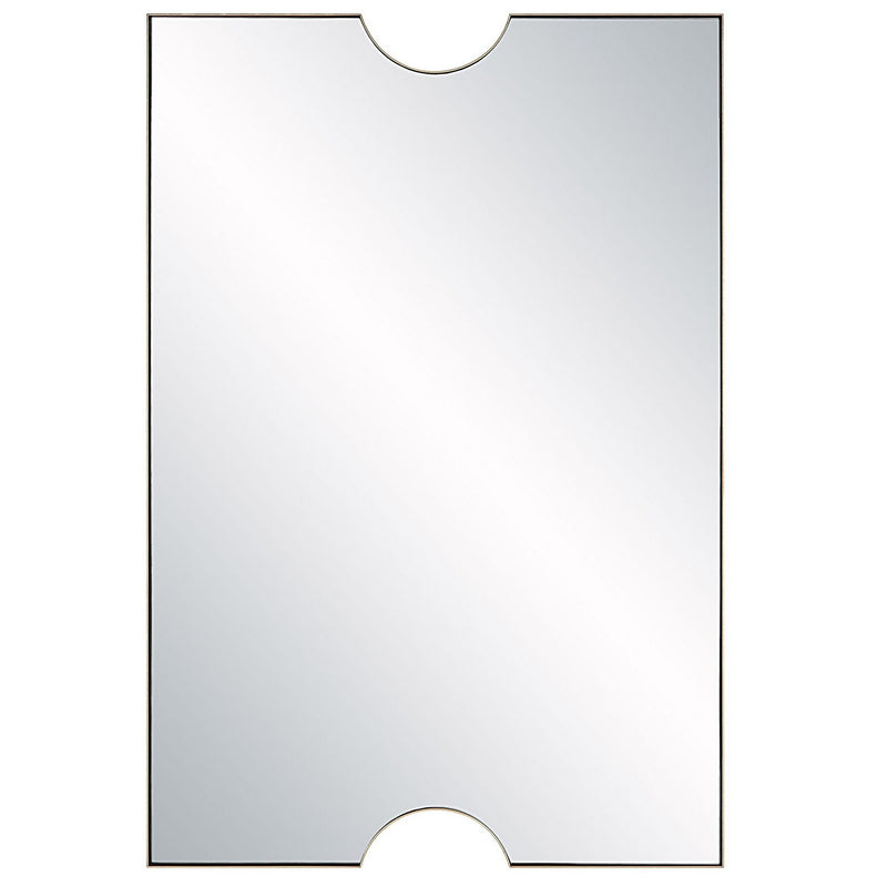 Uttermost 09933 Mirror, Metallic Gold Leaf