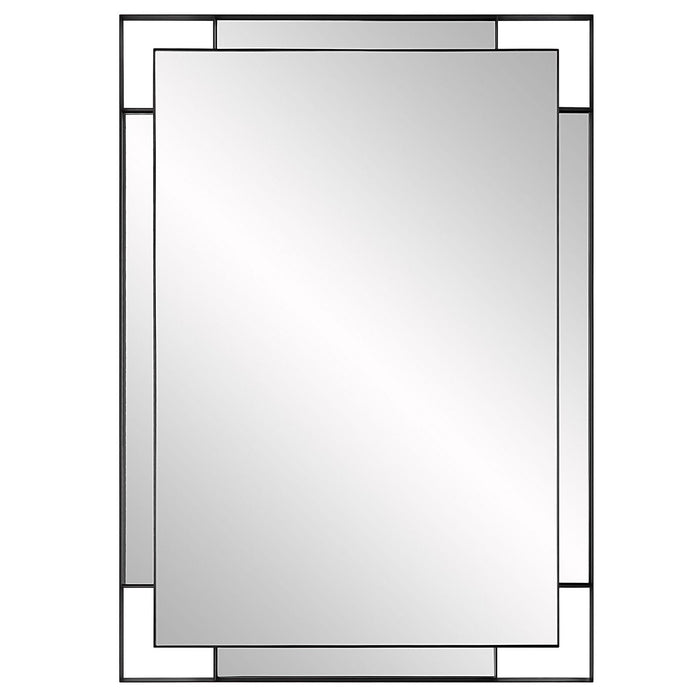Uttermost 09938 Mirror, Matte Black