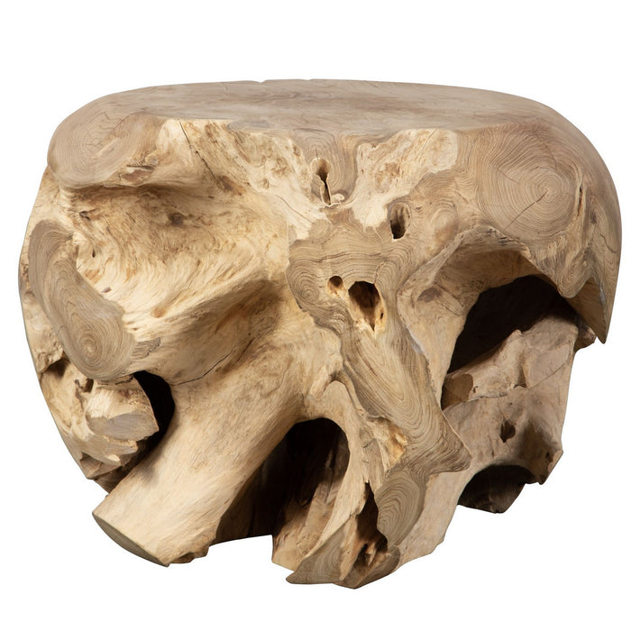 Uttermost 22925 Side Table, Natural Bleached Teak