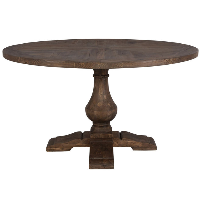 Uttermost 22926 Dining Table, Gray Wash To Highlight