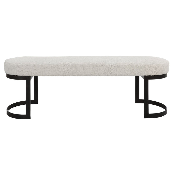 Uttermost 23817 Bench, Matte Black