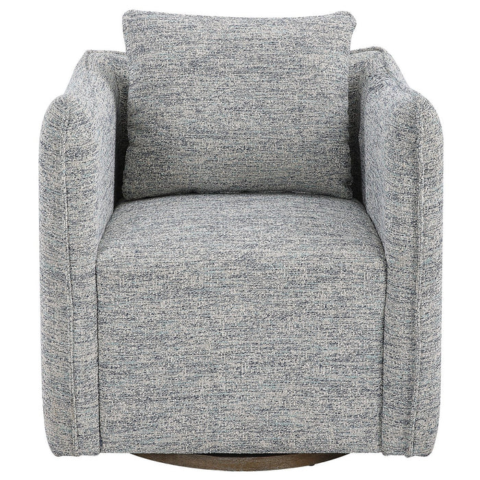 Uttermost 23820 Chair, Weathered Gray Stain