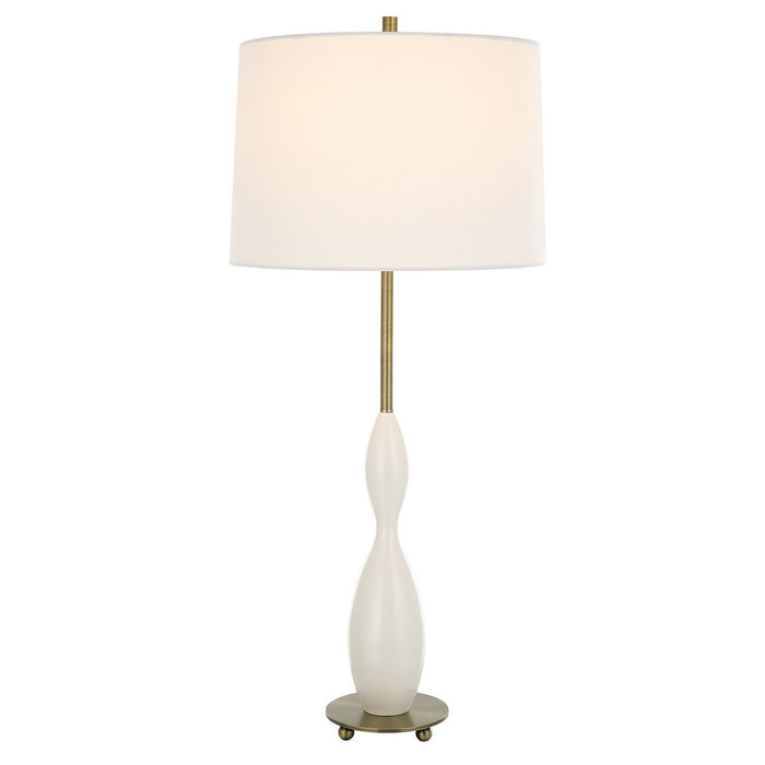 Uttermost 30235 One Light Table Lamp, Antiqued Brass
