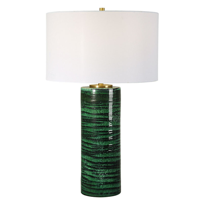 Uttermost 30242 One Light Table Lamp, Antiqued Brass