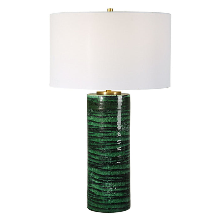 Uttermost 30242 One Light Table Lamp, Antiqued Brass