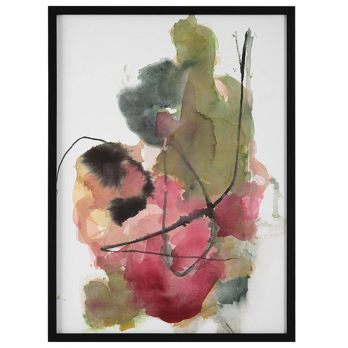 Uttermost 32289 Art Print, Black Wood