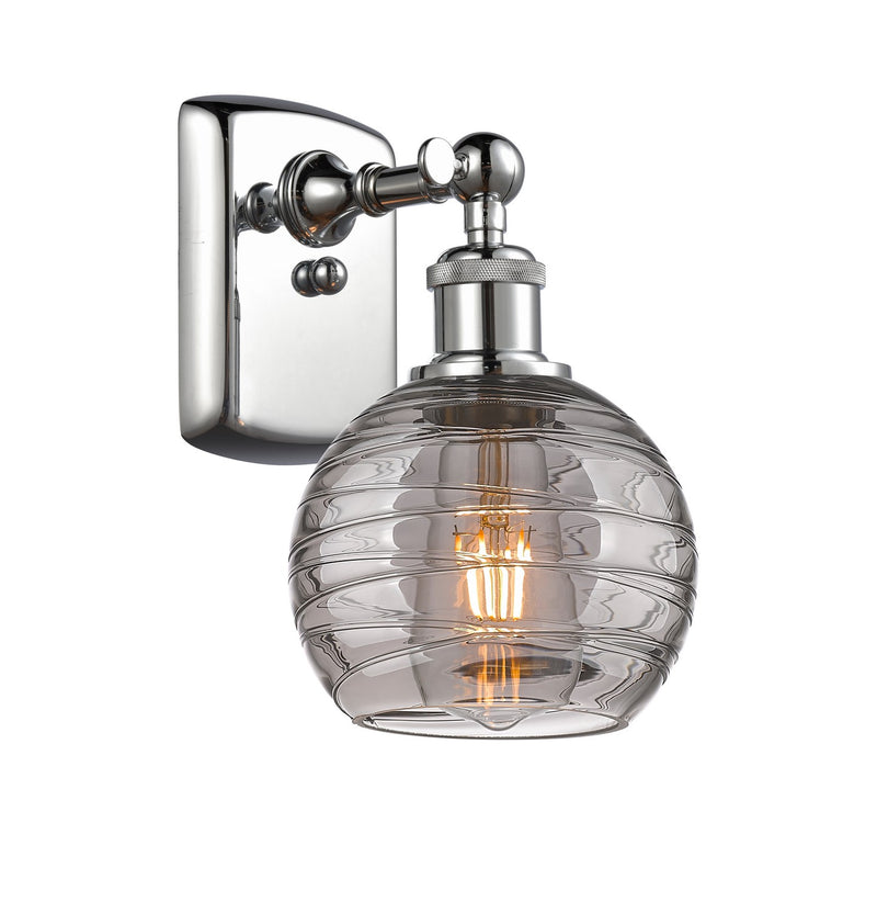 Innovations 516-1W-PC-G1213-6SM One Light Wall Sconce, Polished Chrome
