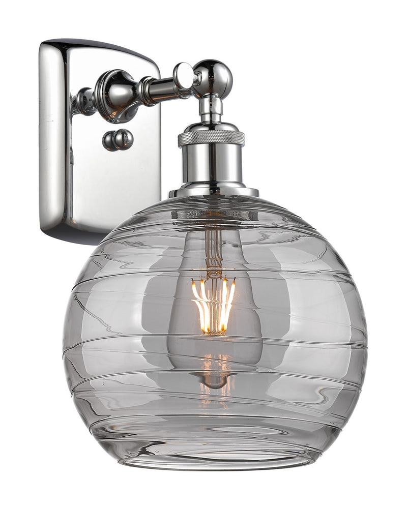 Innovations 516-1W-PC-G1213-8SM One Light Wall Sconce, Polished Chrome