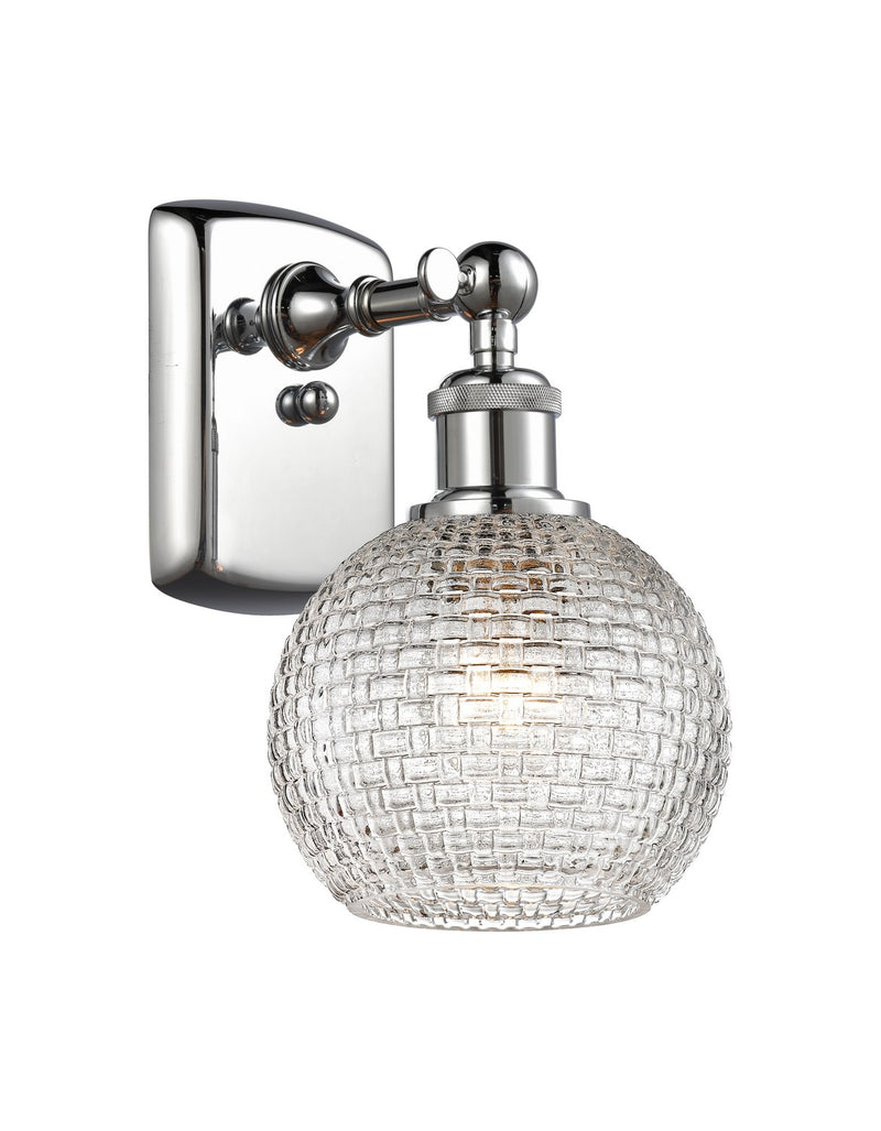 Innovations 516-1W-PC-G122C-6CL One Light Wall Sconce, Polished Chrome