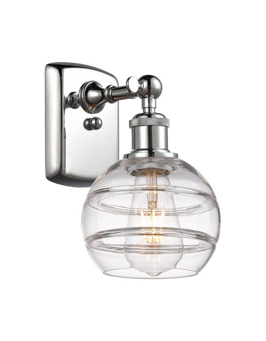 Innovations 516-1W-PC-G556-6CL One Light Wall Sconce, Polished Chrome